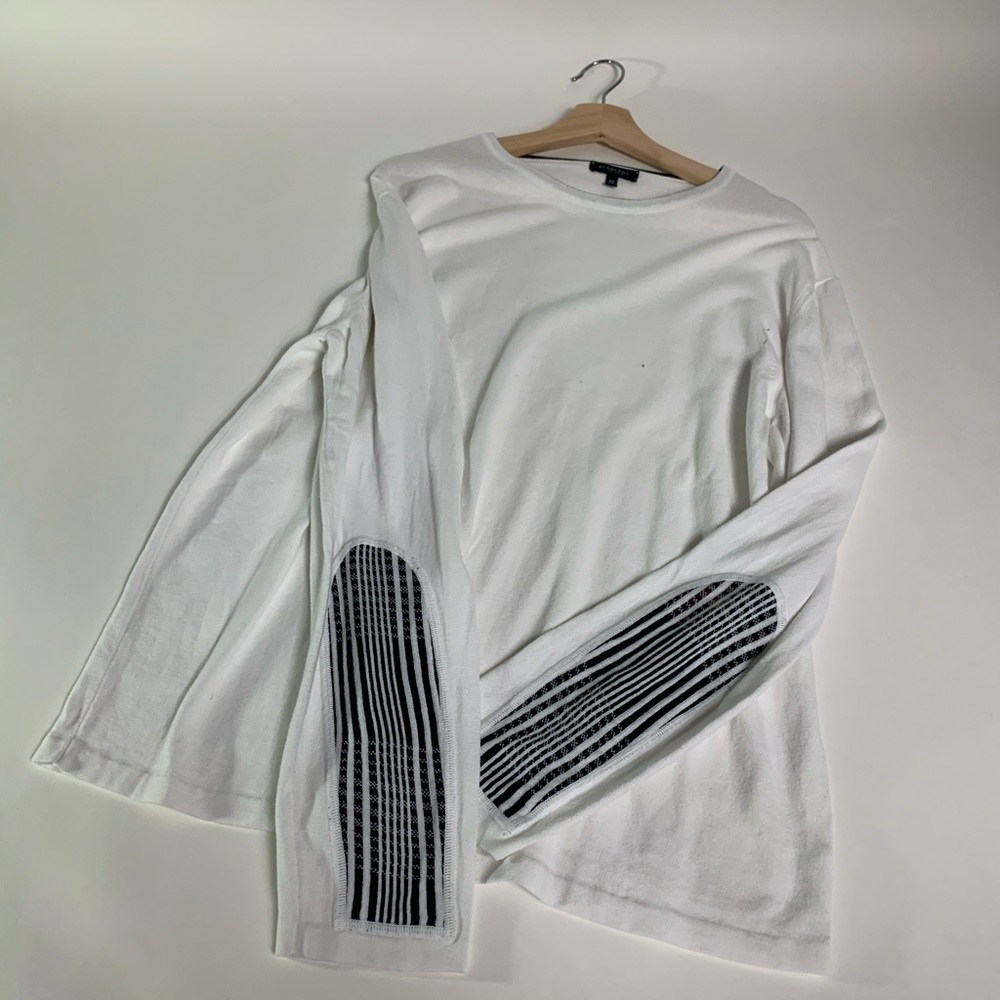 Burberry V Neck Cotton Sweater